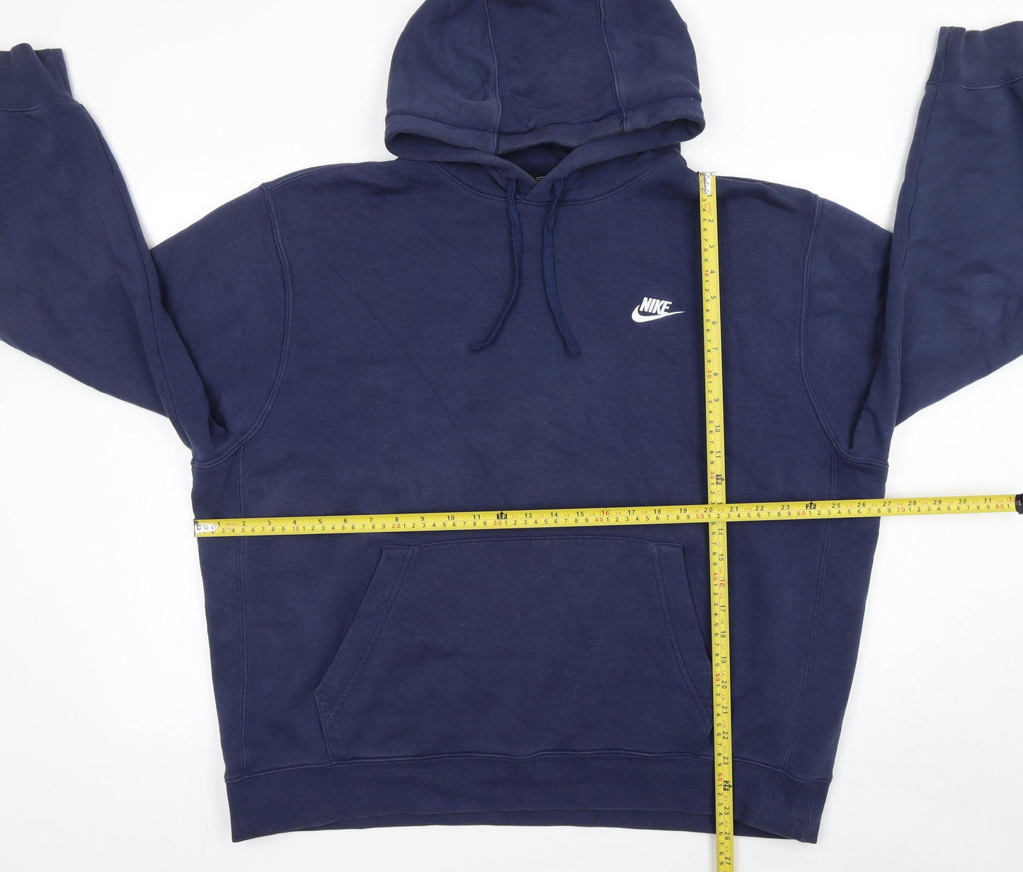 Nike Men’s Blue Pullover Hoodie XL Regular Fit Fleece Sweatshirt