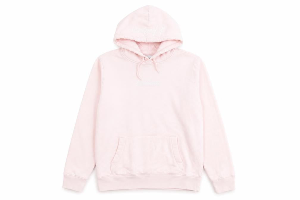Hollister Women Pink Pullover Hoodie Medium Must-Have Collection