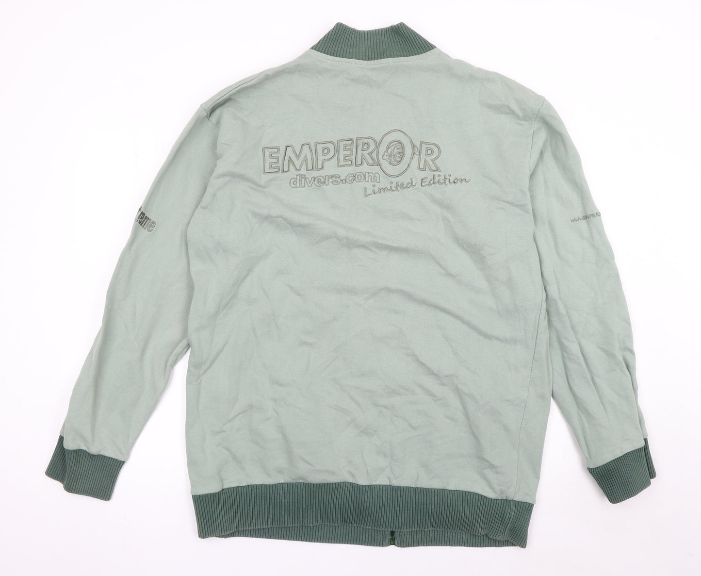 Emperor Divers Gear Mens Green 3XL Full Zip Sweatshirt