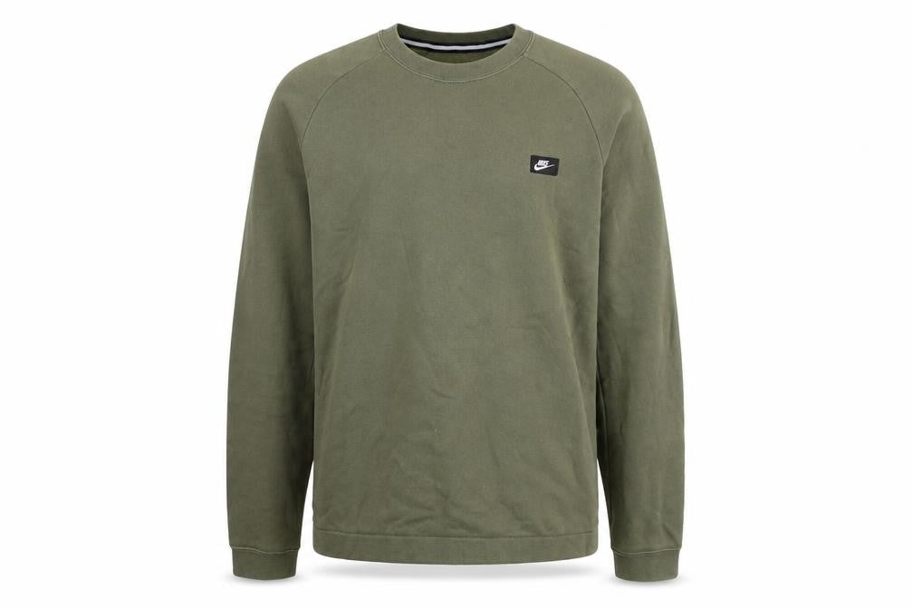 Mens UK S Regular Nike Green Pullover Sweatshirt