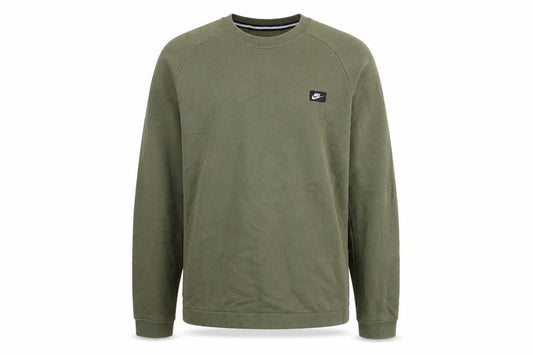 Mens UK S Regular Nike Green Pullover Sweatshirt