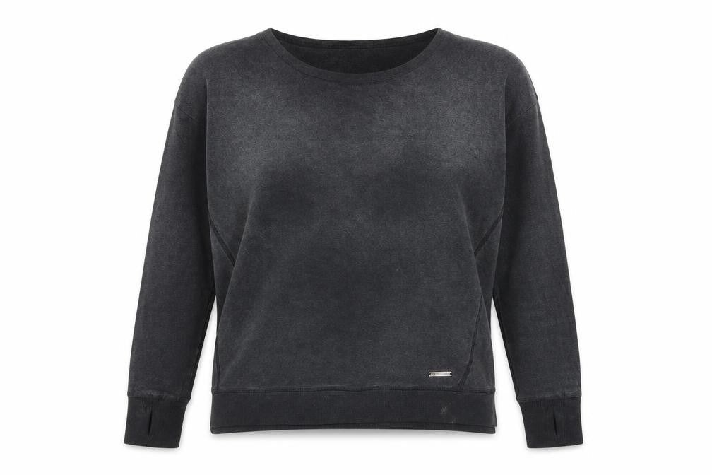 Sweaty Betty Women Black XS Pullover Sweatshirt Long Sleeve