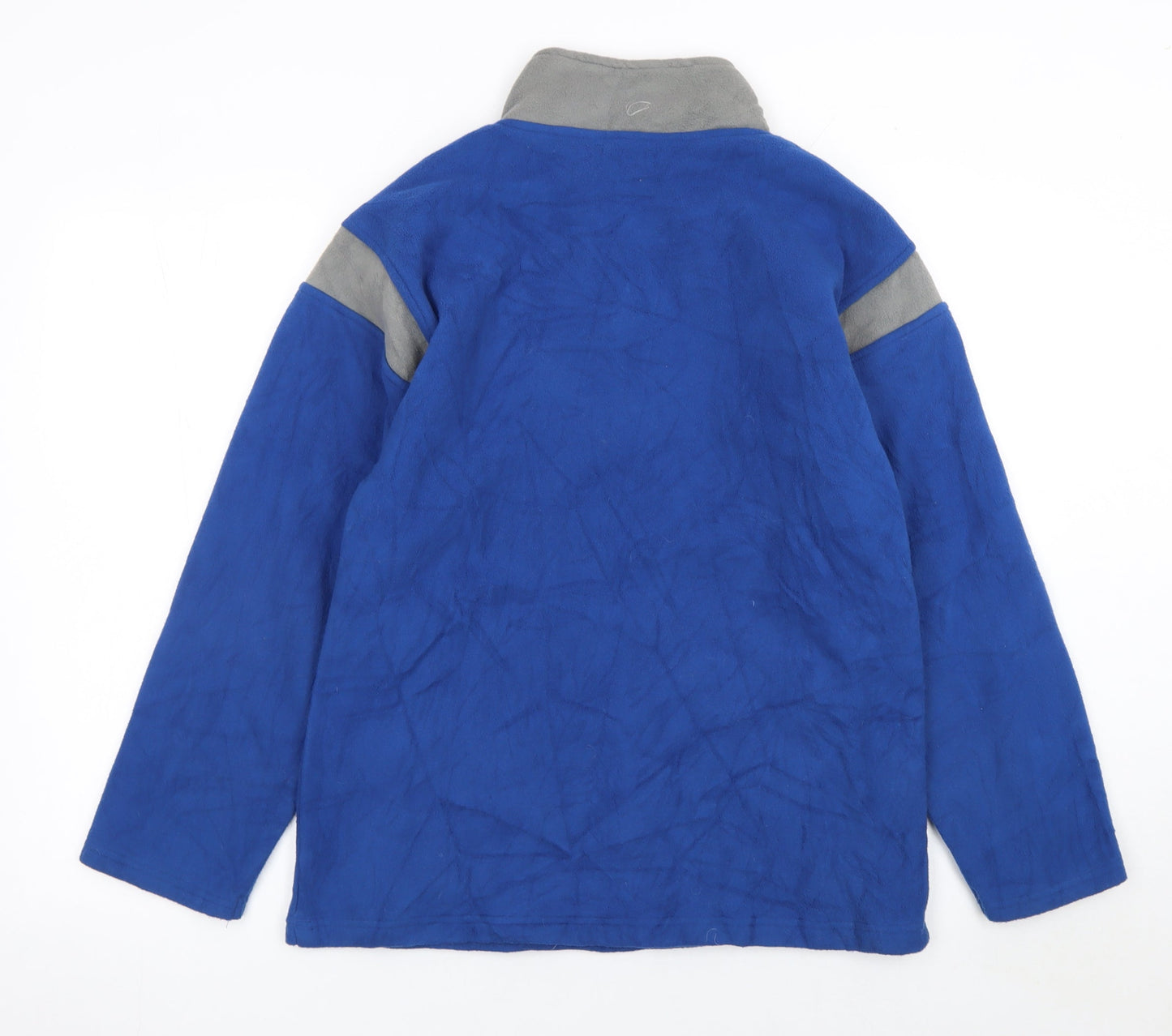 NFL Team Apparel Women's Blue 1/4 Zip Pullover Sweatshirt XXL Polyester