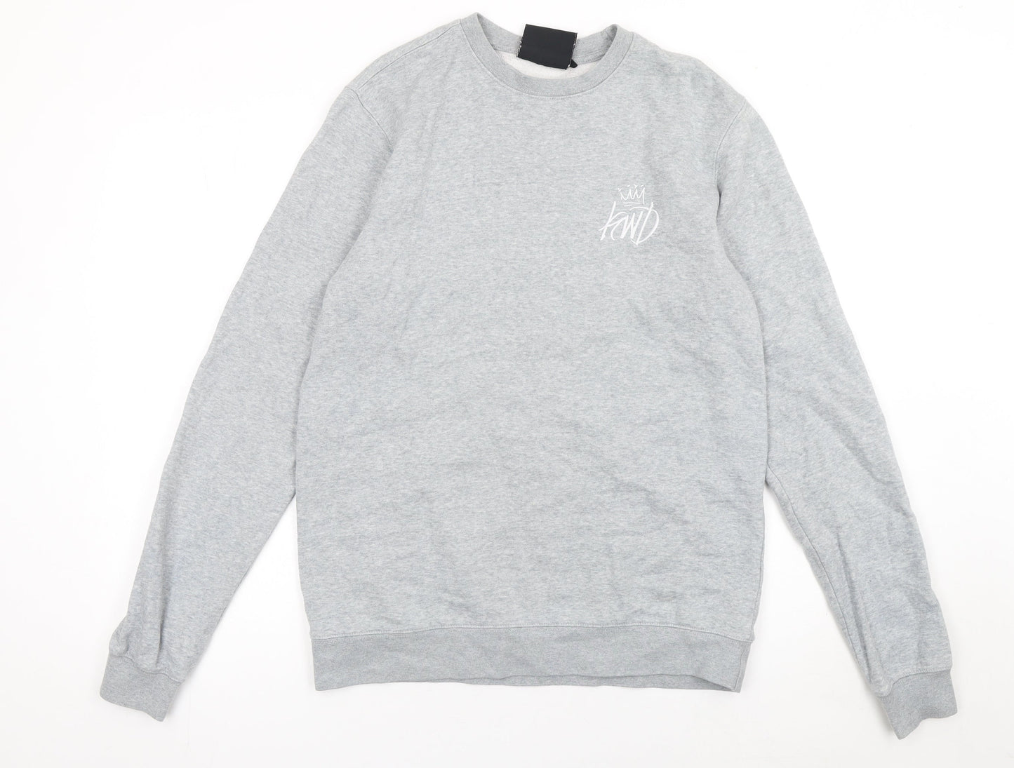 Kings Will Dream Men's Grey Crew Neck Pullover Sweatshirt Size M