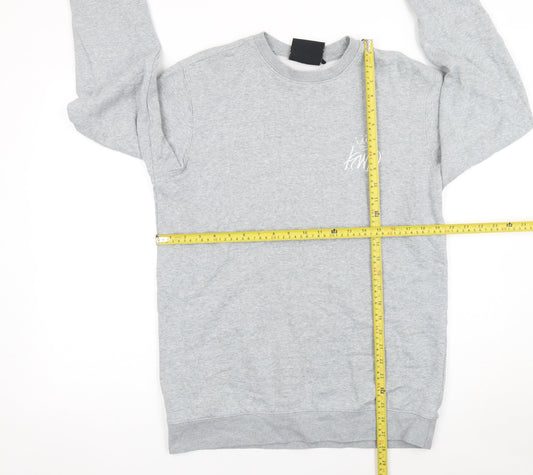 Kings Will Dream Men's Grey Crew Neck Pullover Sweatshirt Size M