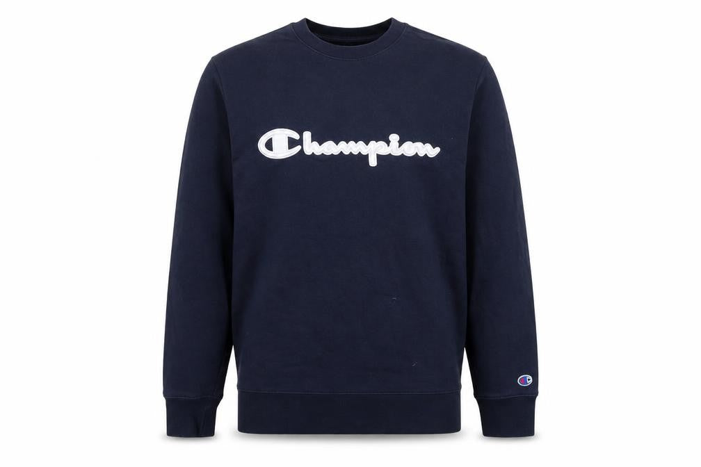 Mens UK S Regular Champion Blue Pullover Sweatshirt