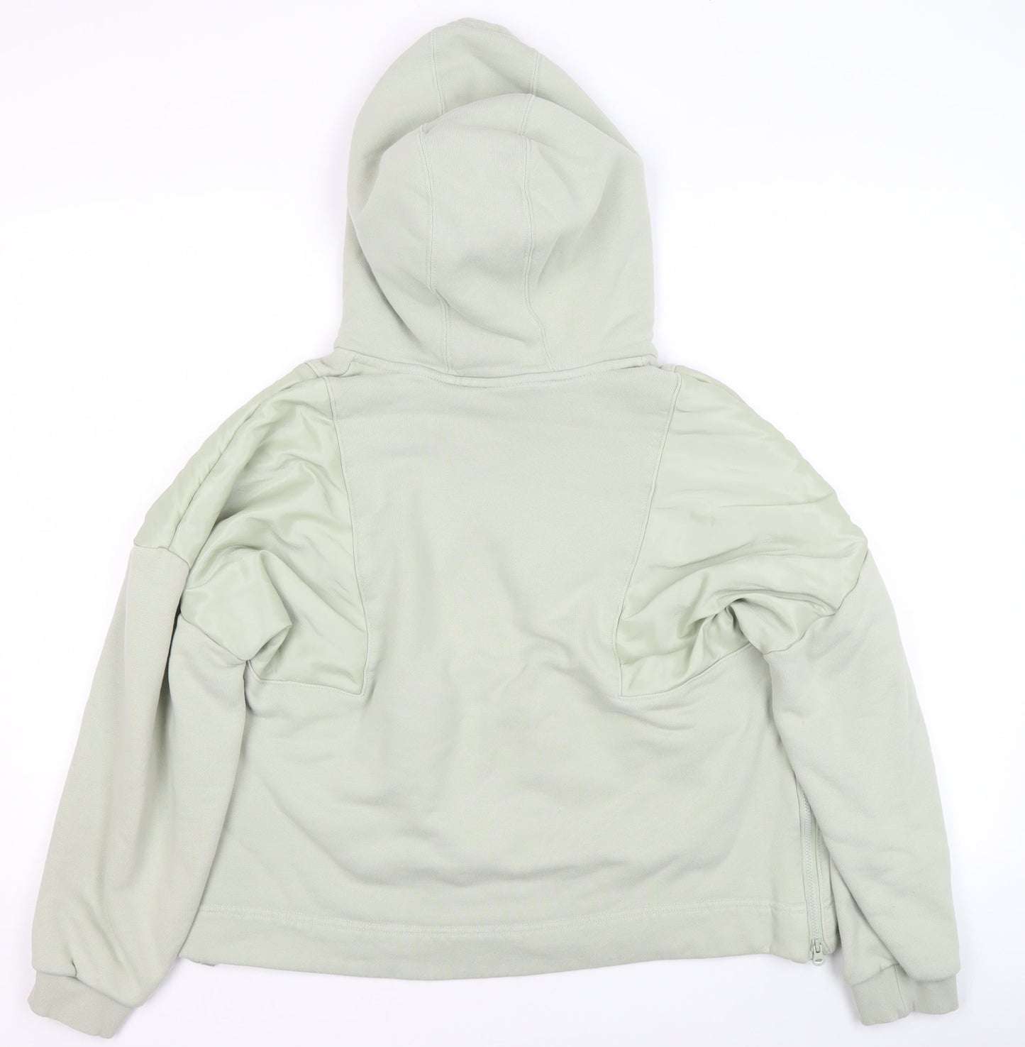 Womens UK 10 Relaxed adidas Green Pullover Hoodie