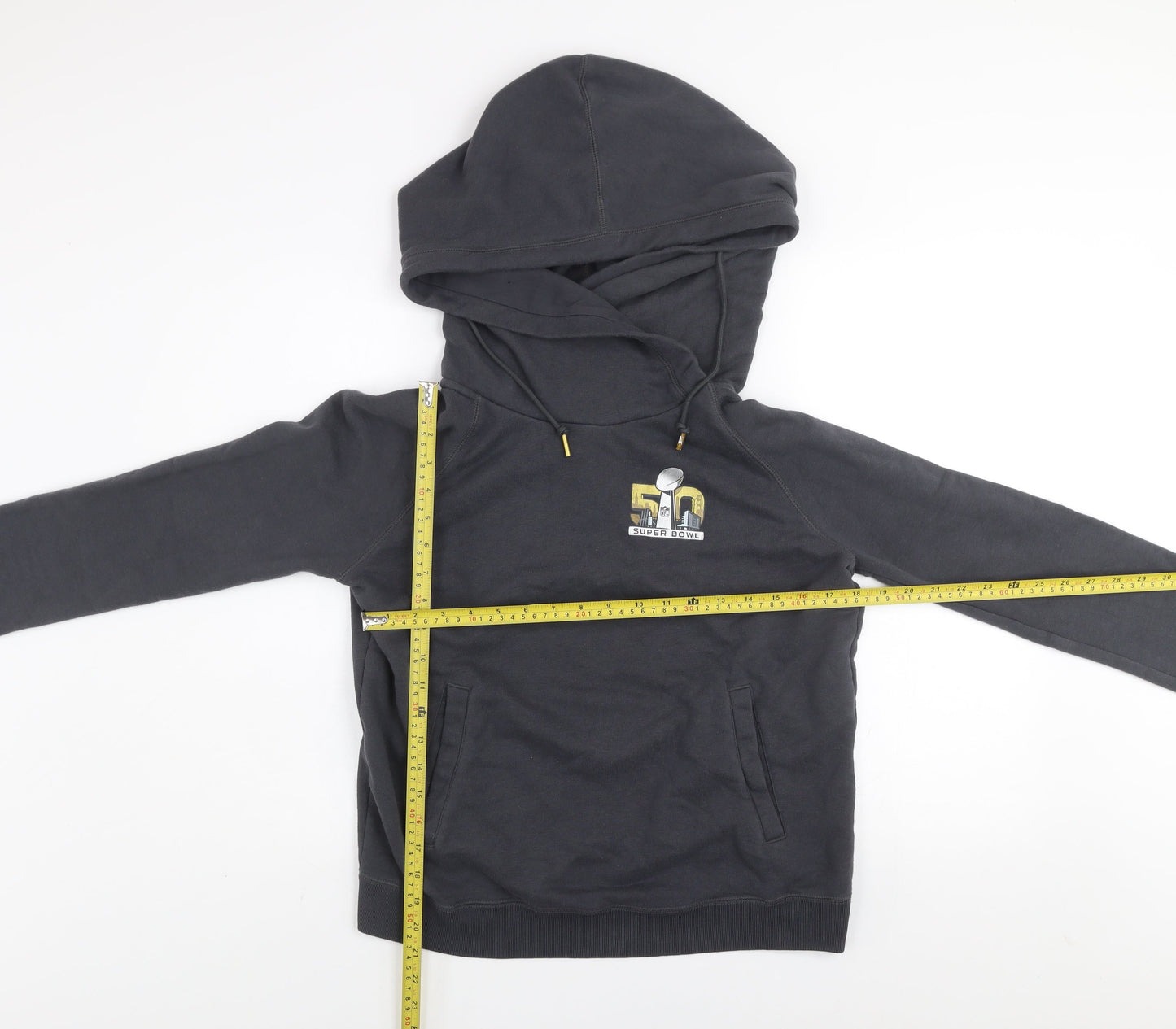 Nike Men's Black Super Bowl 50 Pullover Hoodie Size M