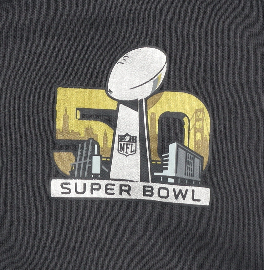 Nike Men's Black Super Bowl 50 Pullover Hoodie Size M