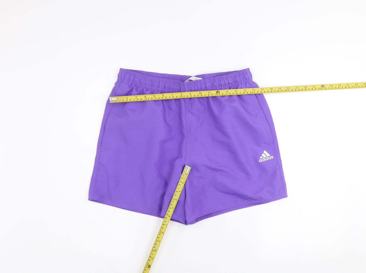 Adidas Mens Purple Activewear Shorts M Lightweight Quick Dry