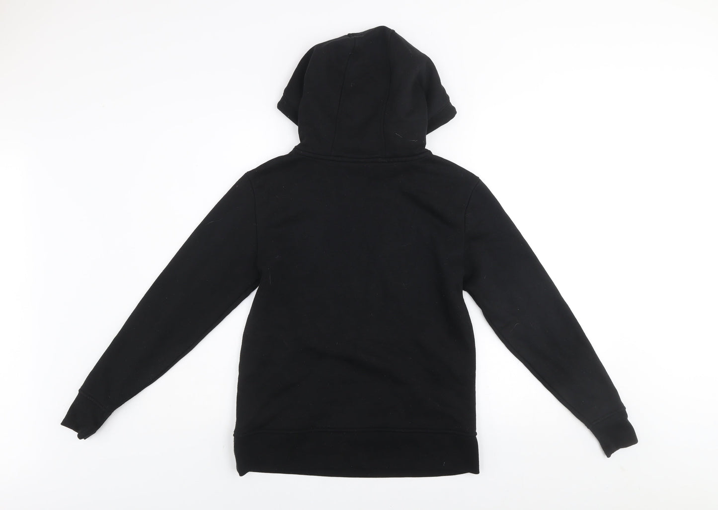 LA Gear Women’s Black Hoodie UK 6 Pullover Fleece Lined Casual Sweatshirt