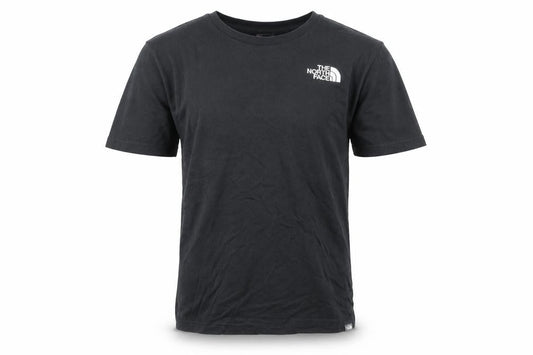 The North Face Boys Black XL Regular Fit Logo Cotton T-Shirt