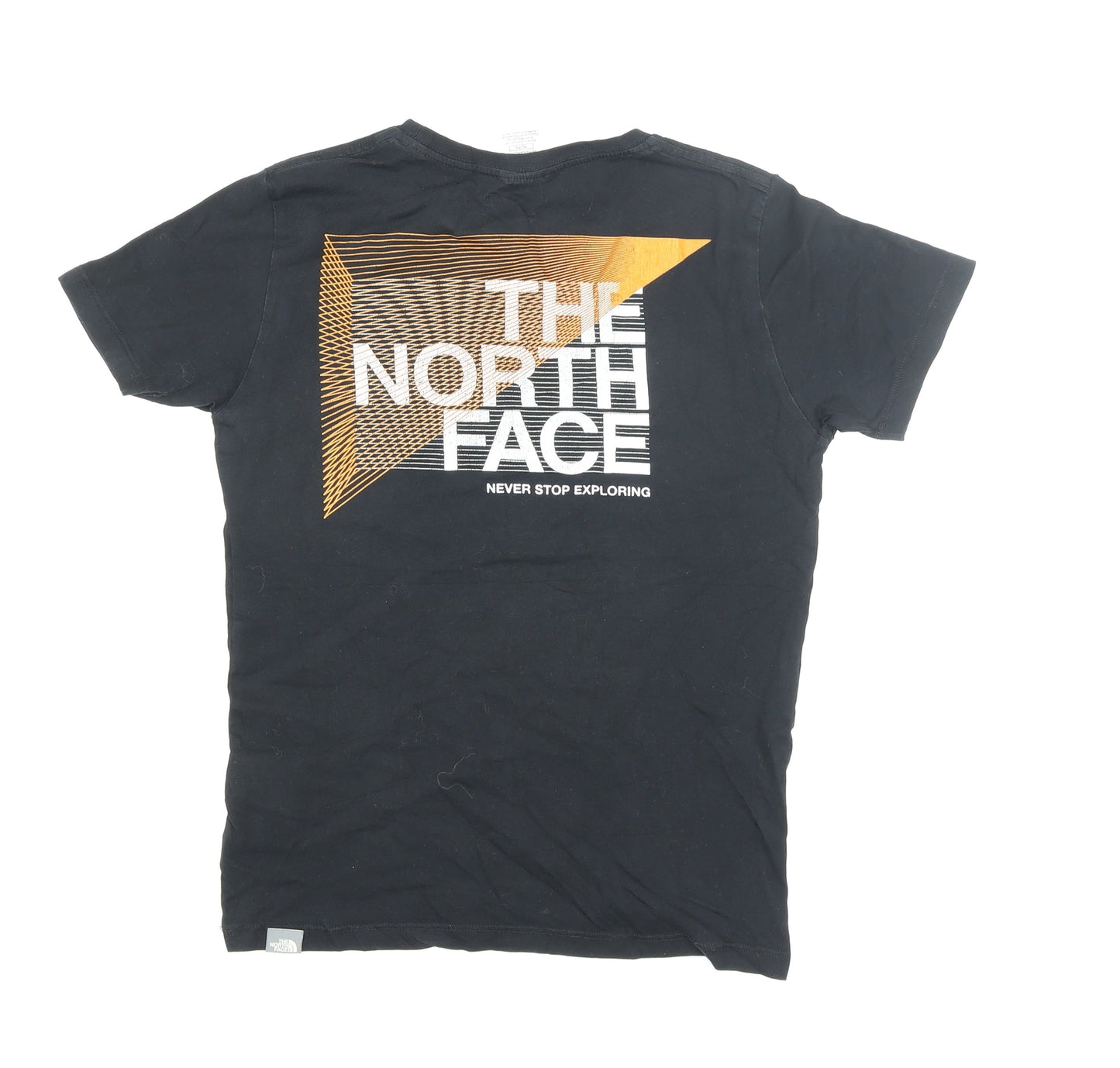The North Face Boys Black XL Regular Fit Logo Cotton T-Shirt
