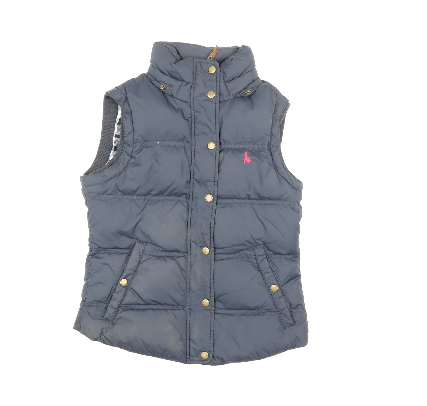 Womens UK Size 8 Regular Jack Wills Blue Polyester Waistcoat