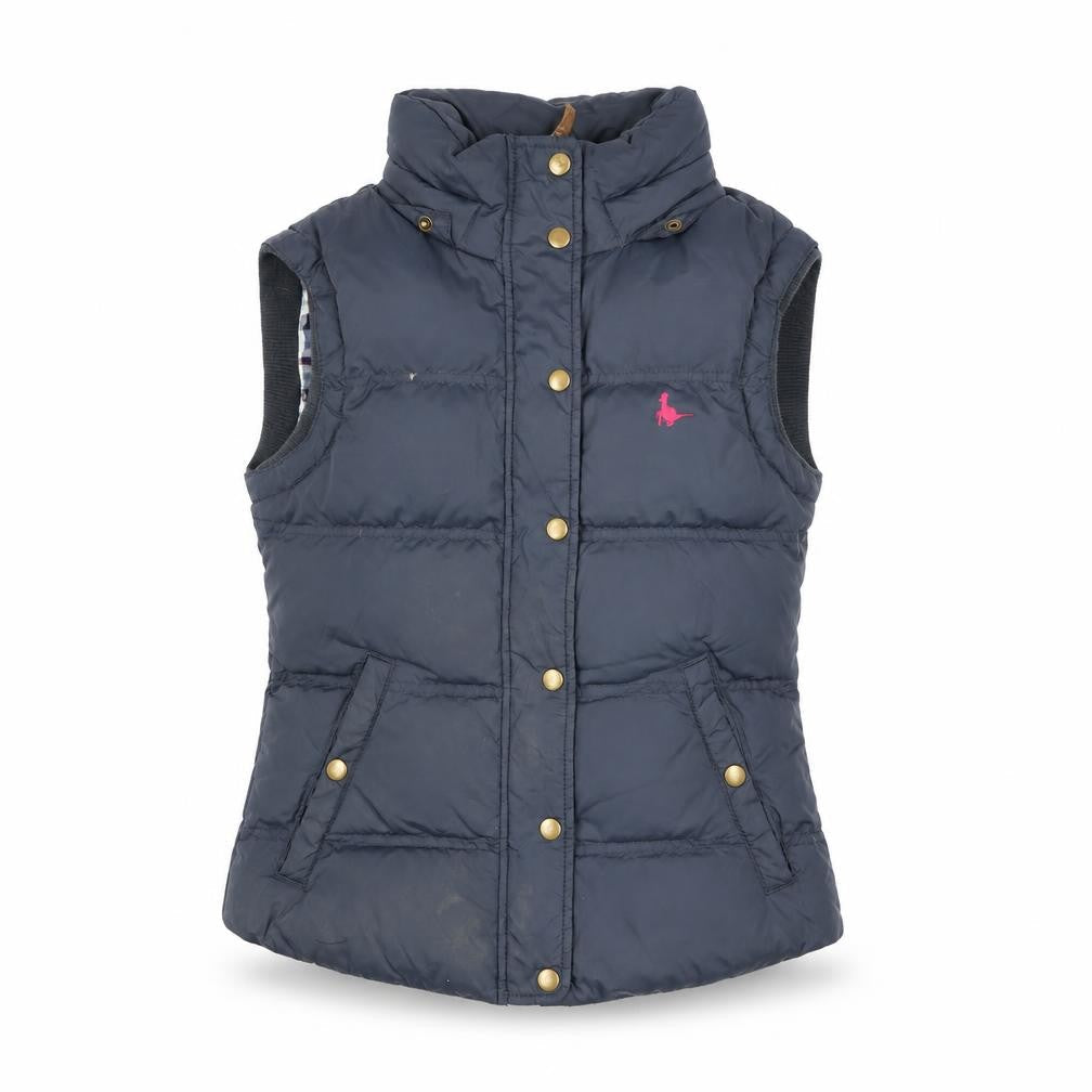 Womens UK Size 8 Regular Jack Wills Blue Polyester Waistcoat