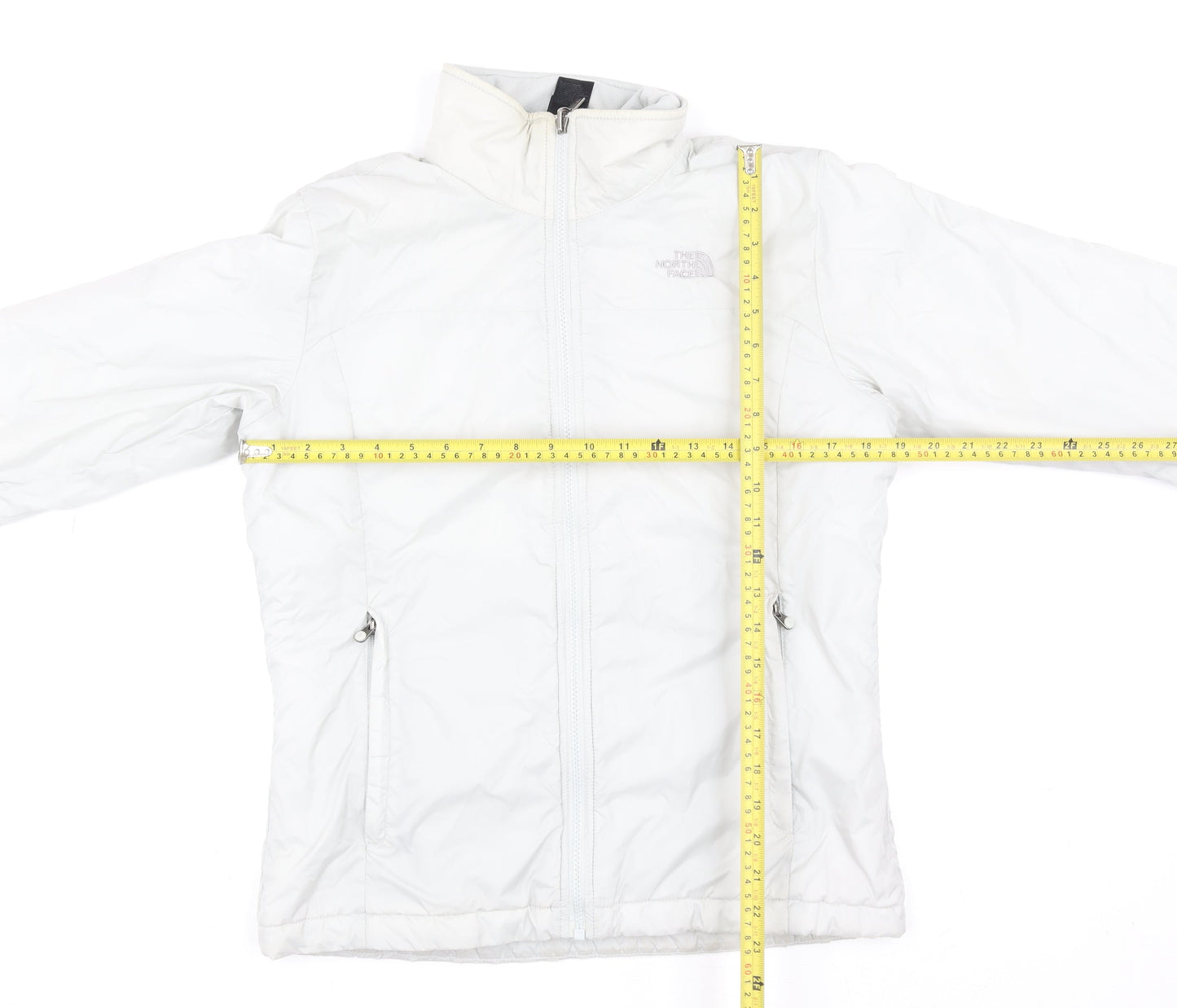 The North Face Women's White M Full Zip Insulated Jacket