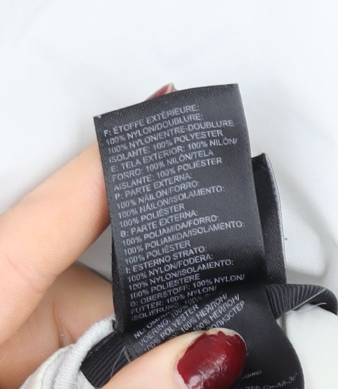 The North Face Women's White M Full Zip Insulated Jacket