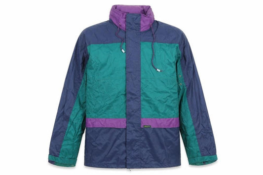 Womens UK Size L Relaxed Champion Multicoloured Nylon Blend Jacket