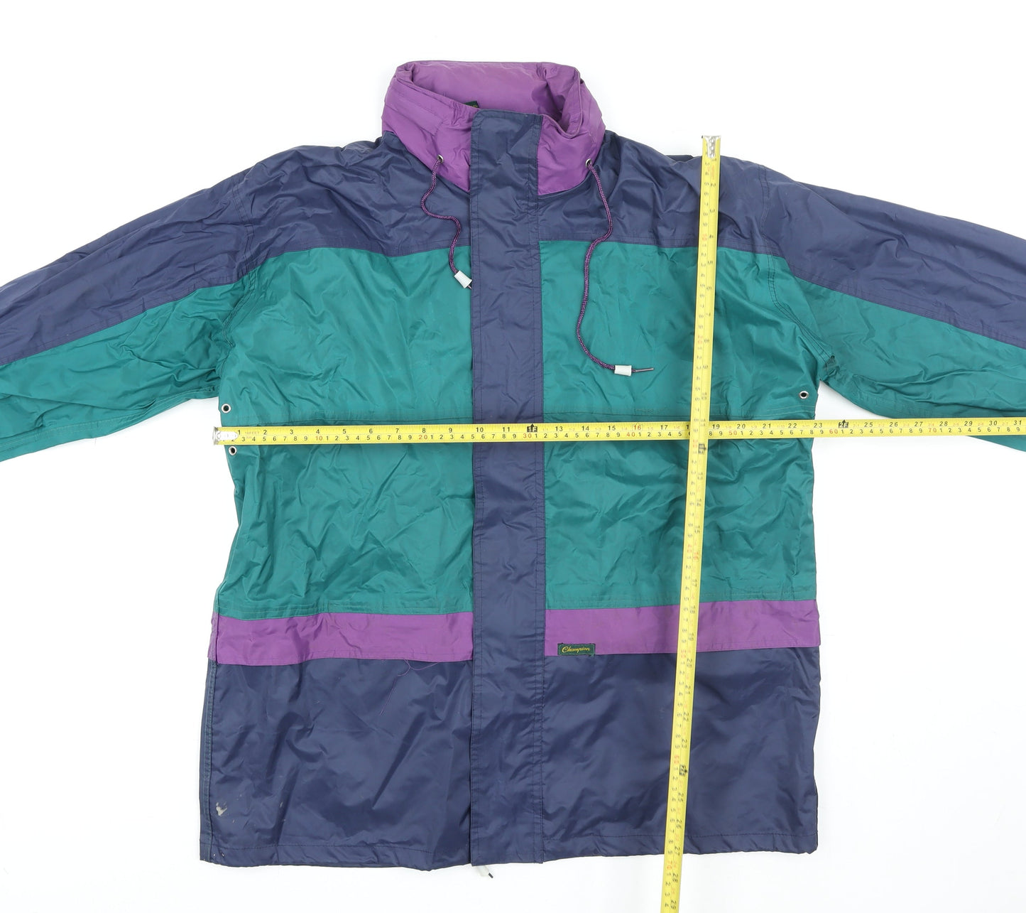 Champion Womens Multicoloured L 90s Windbreaker Jacket