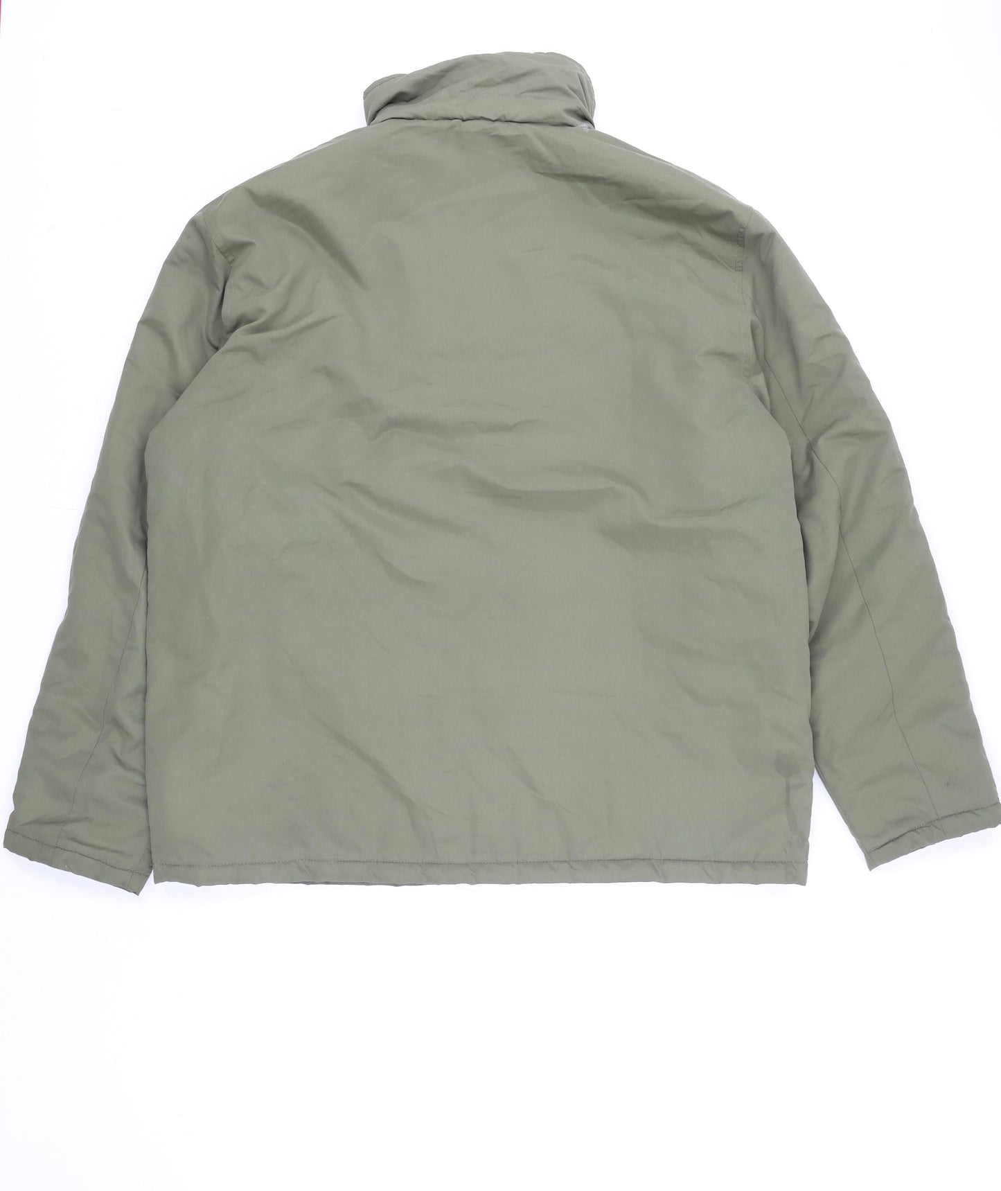 James Pringle Men's Green XL Puffer Jacket Full Zip Insulated