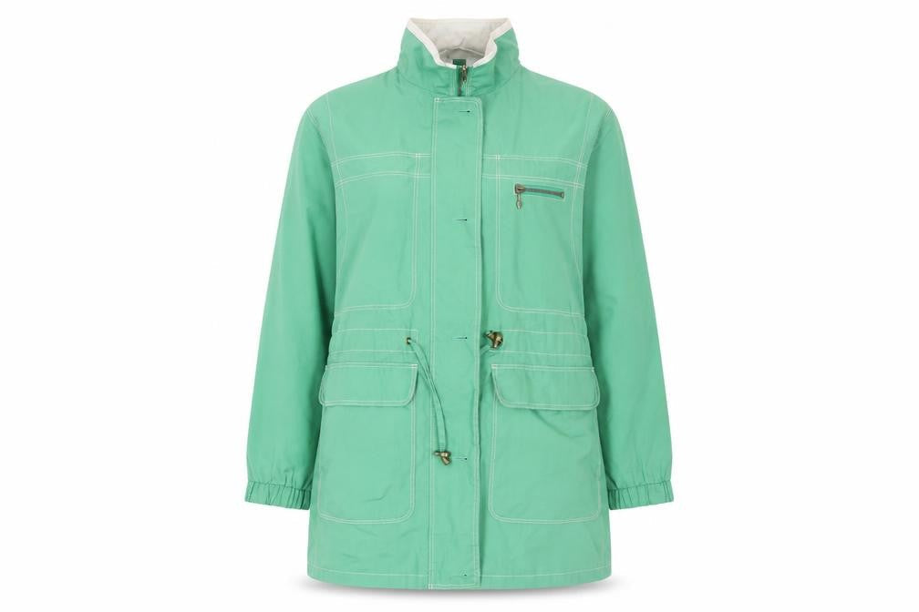 Marks & Spencer Women’s Green Mid-Length Anorak Jacket UK 10