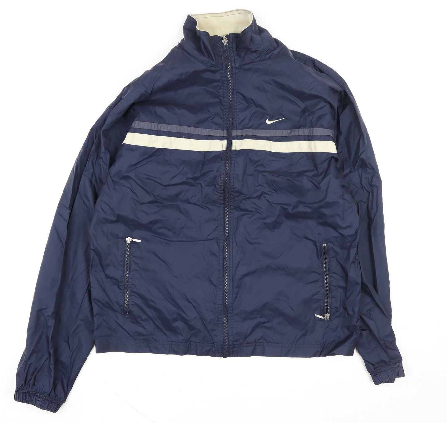 Nike Mens Blue XL Track Jacket Lightweight Windbreaker