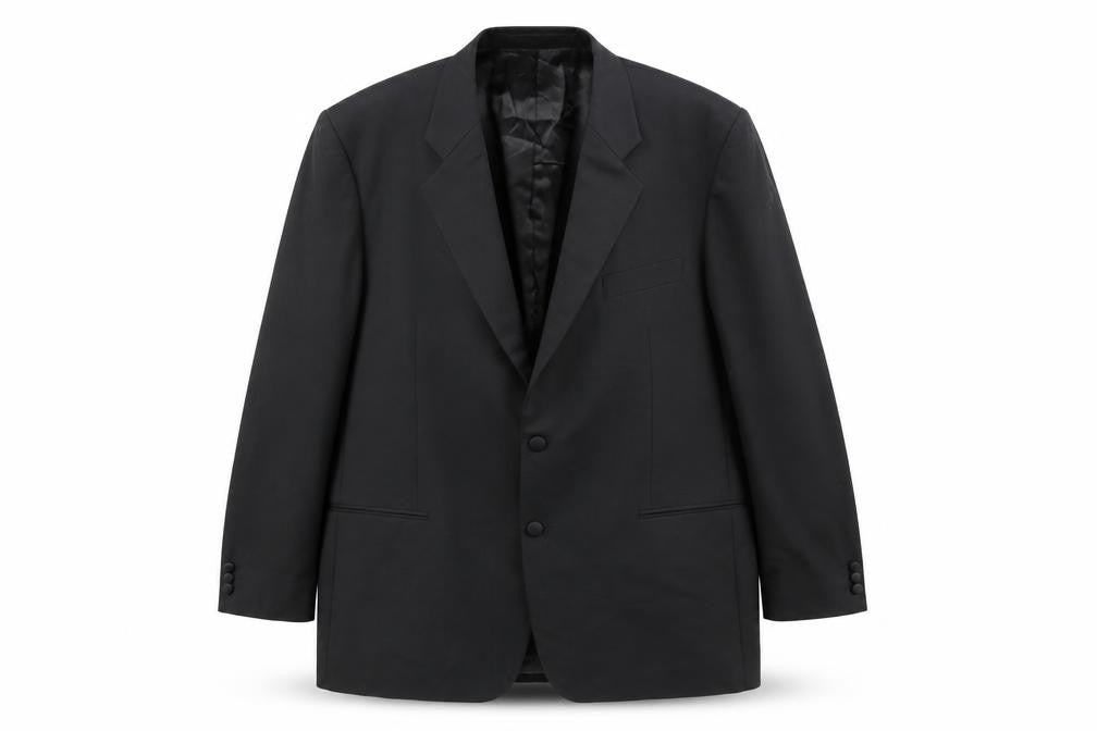 Marks & Spencer St Michael Black Wool Blend Women's 44L Suit Jacket