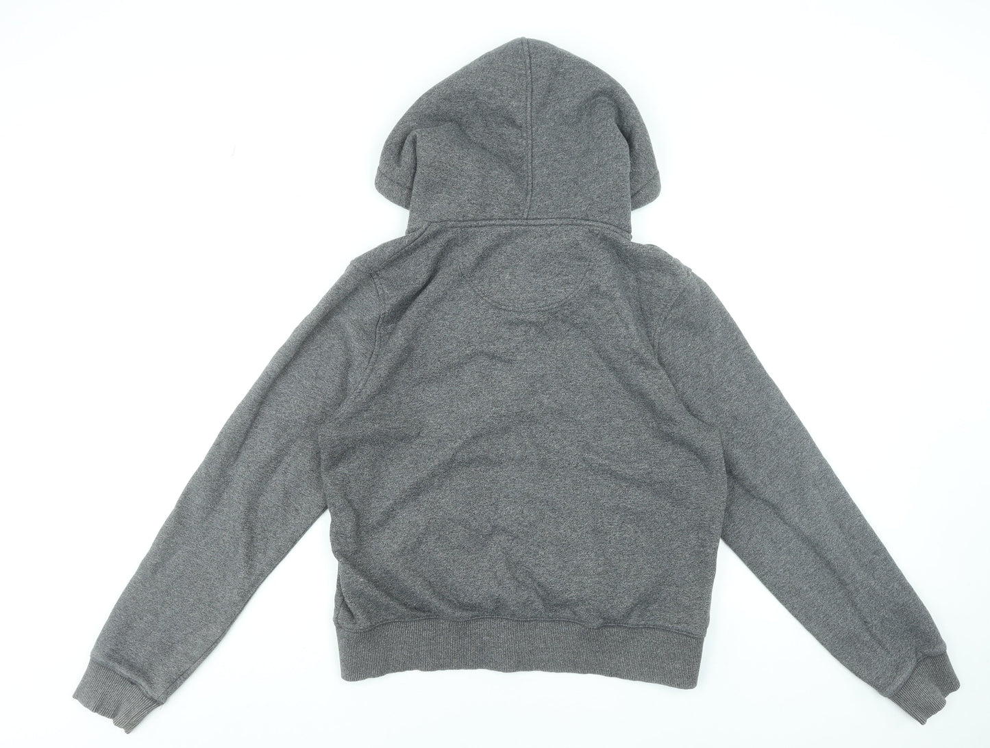 SoulCal & Co Women Grey Full Zip Hoodie Size 18 Cotton Blend Casual