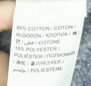 Superdry Men's Blue Full Zip Hoodie Medium Cotton Blend