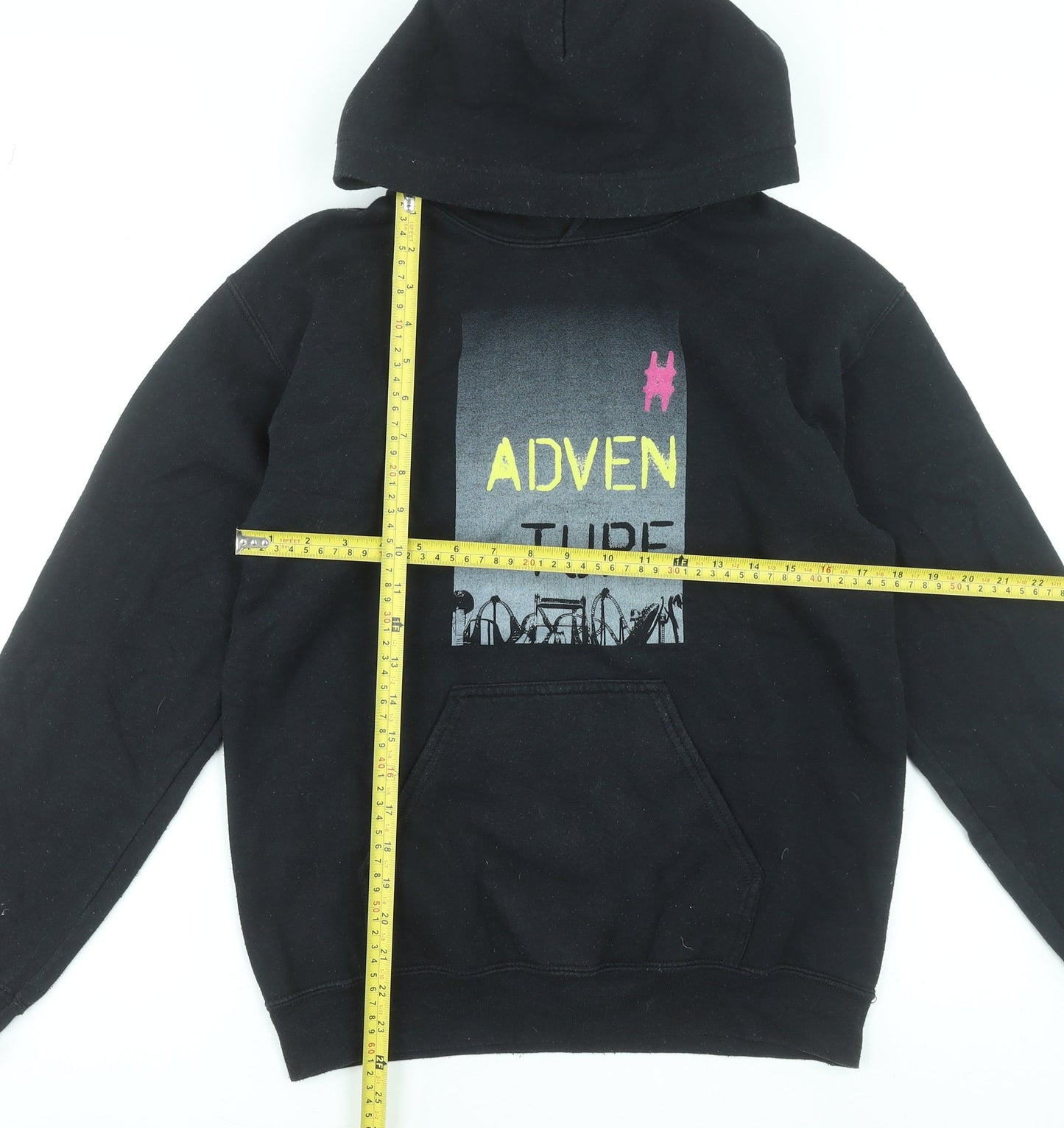 Chessington World of Adventures Men's Black Small Pullover Hoodie
