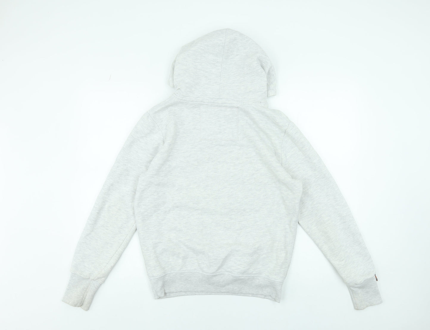 Superdry Mens Grey Racing Graphic Pullover Hoodie Size L