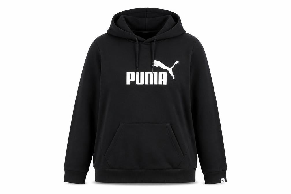 Womens UK 14 Regular PUMA Black Pullover Hoodie