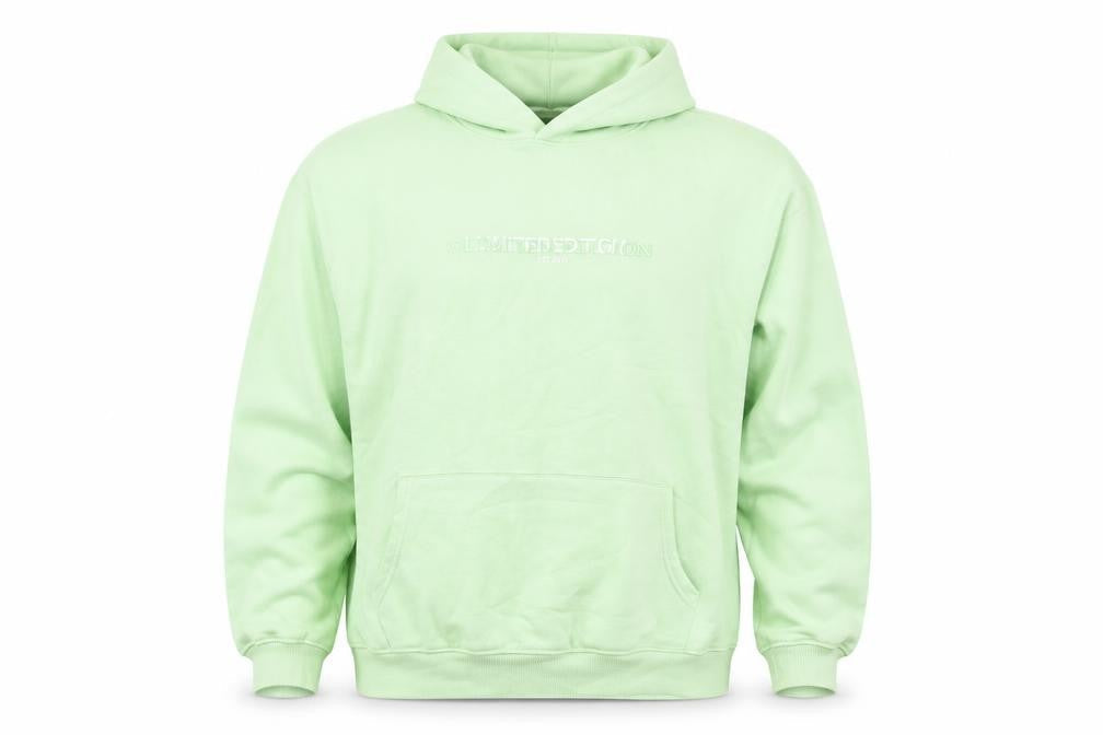 boohooMAN Men's Green Pullover Hoodie Size L Regular Fit