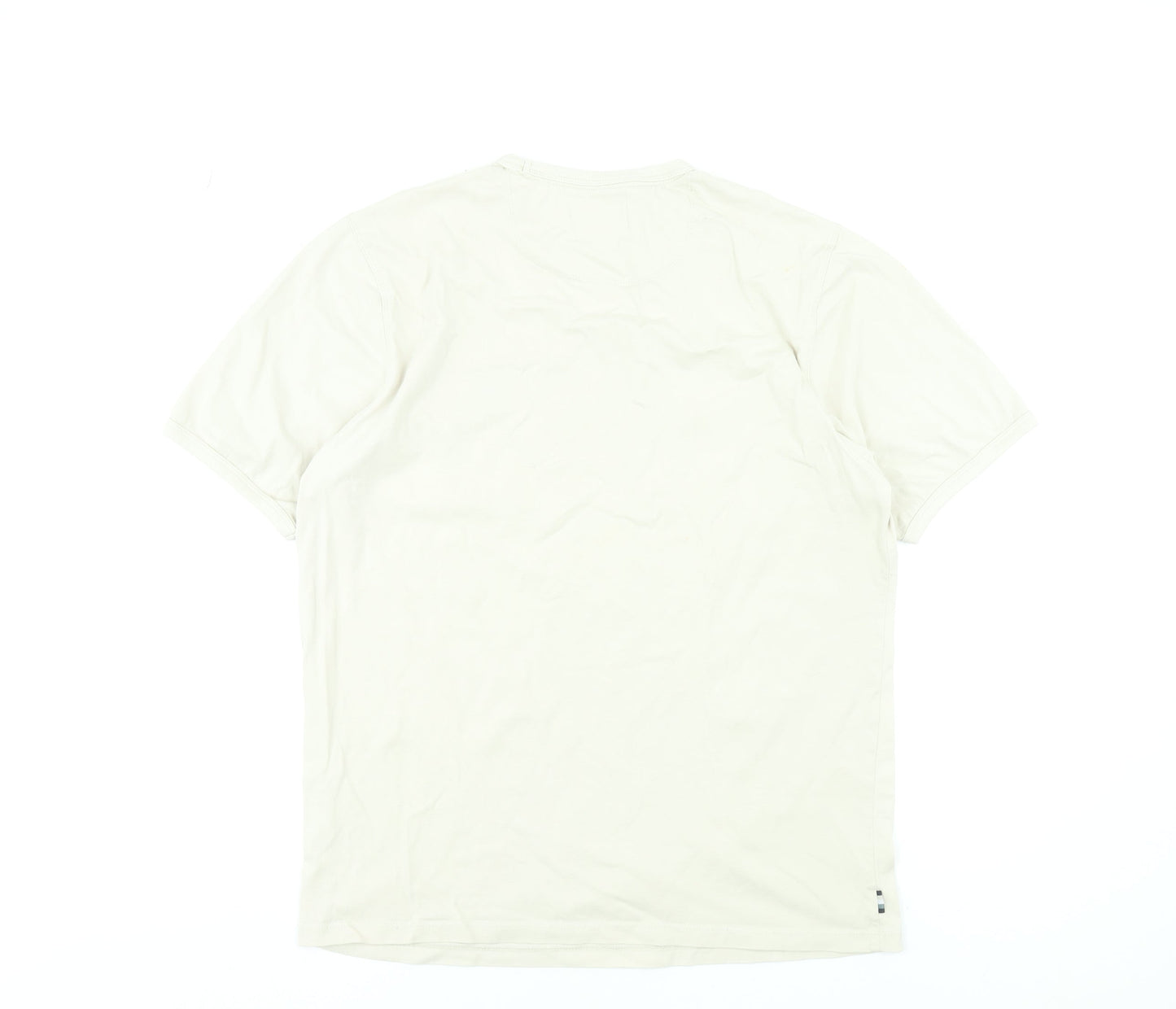Mens UK Size XL Diesel Beige  Cotton T-Shirt