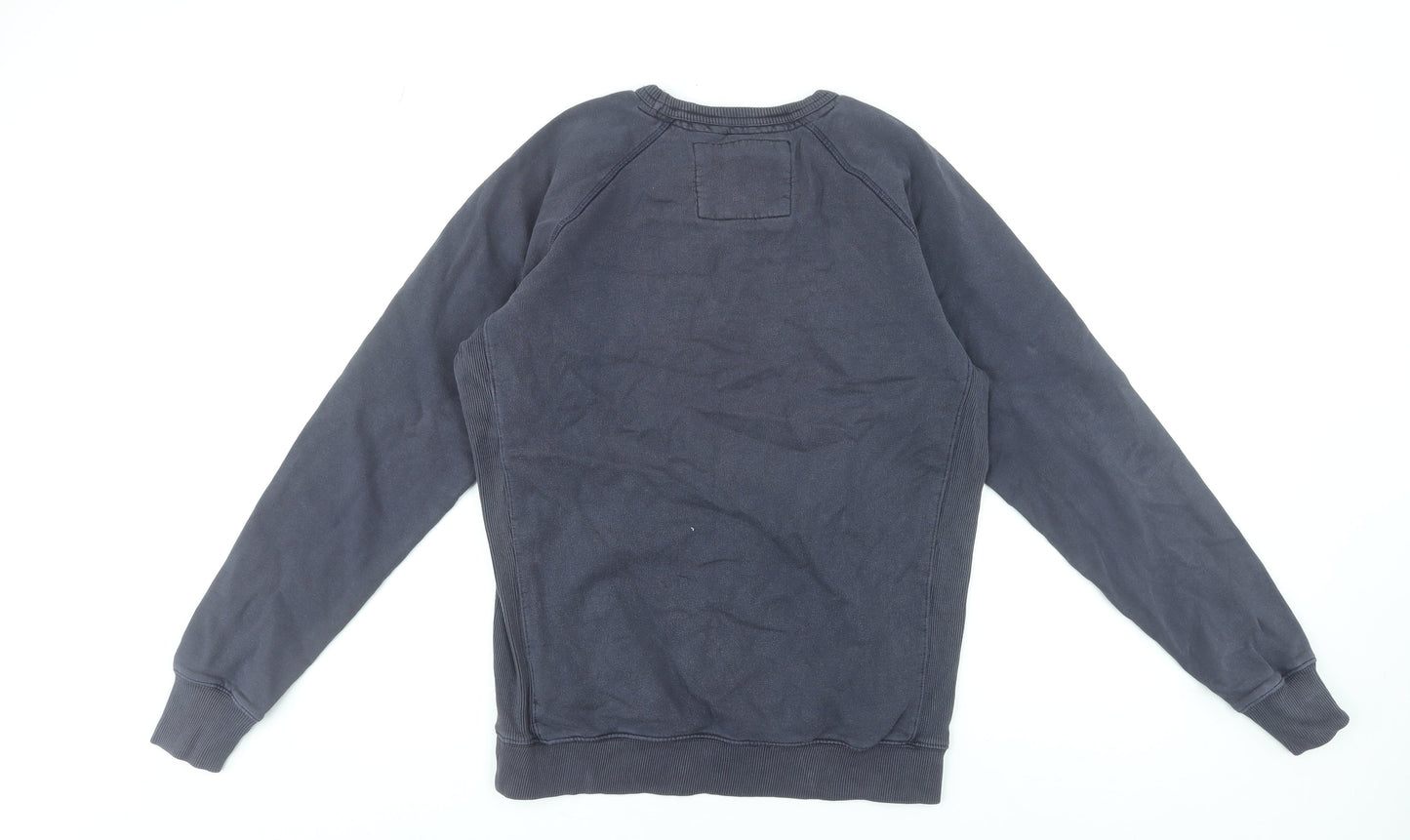 Superdry Men's Blue Pullover Sweatshirt L Crew Neck Vintage Logo