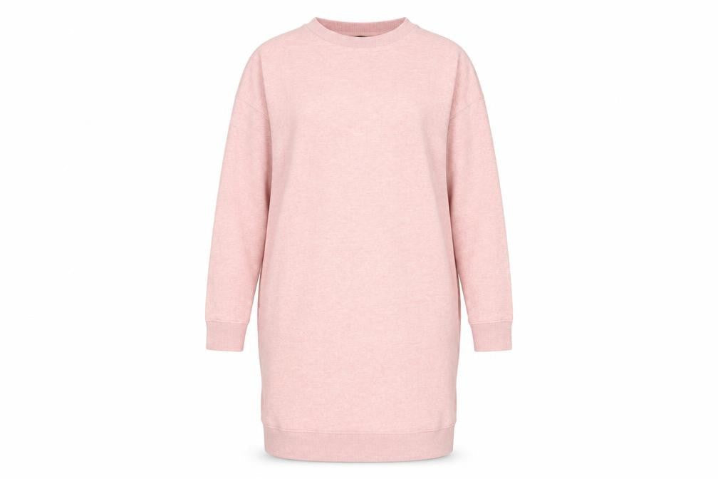 Marks and Spencer Women Pink Size 8 Long Sleeve T-Shirt Dress