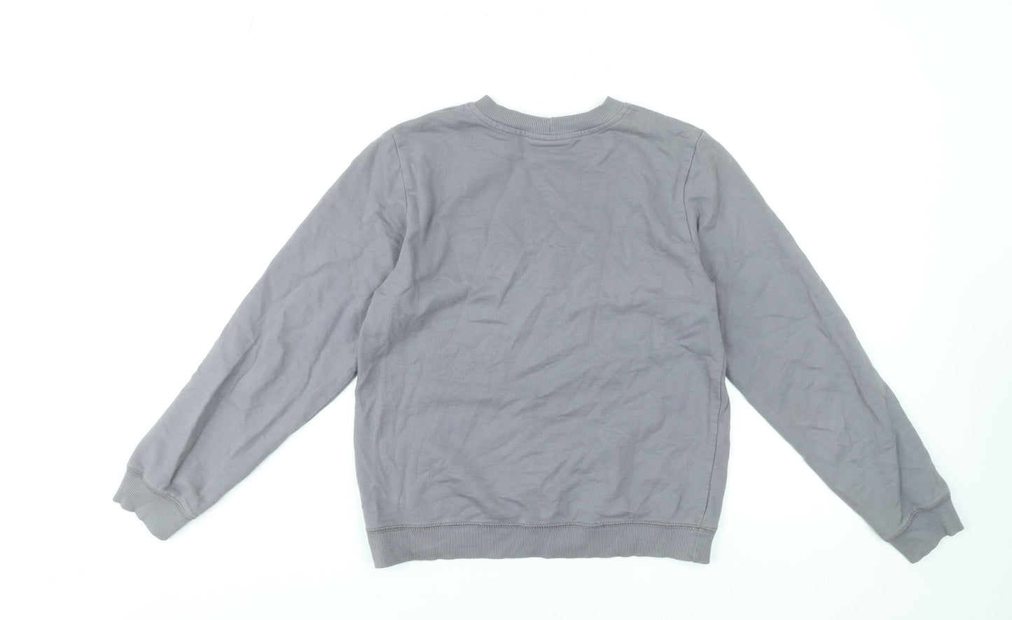 ASOS Women Grey Size 8 Crew Neck Pullover Sweatshirt