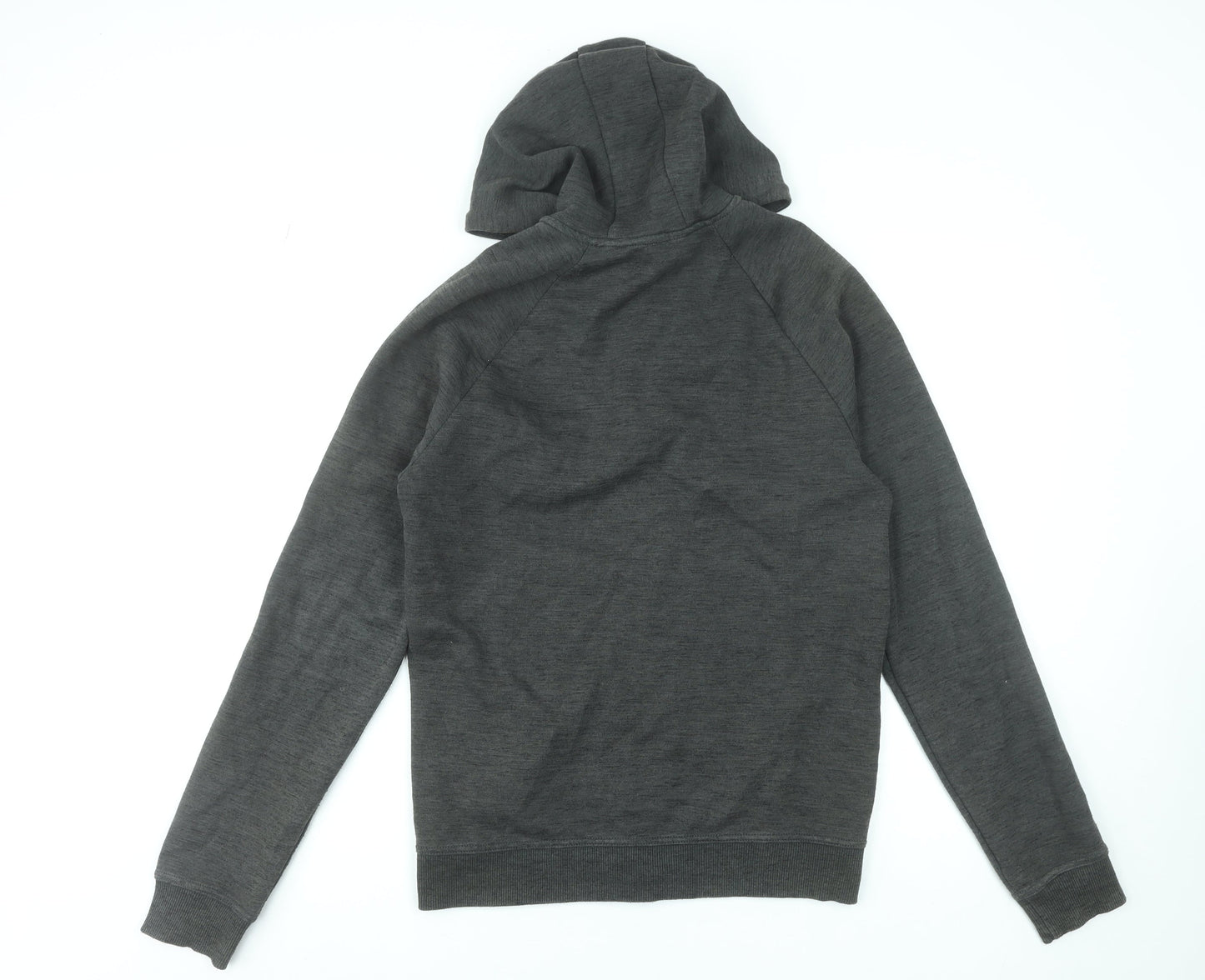 Next Men’s Grey Full Zip Hoodie Size S Lightweight Cotton Blend