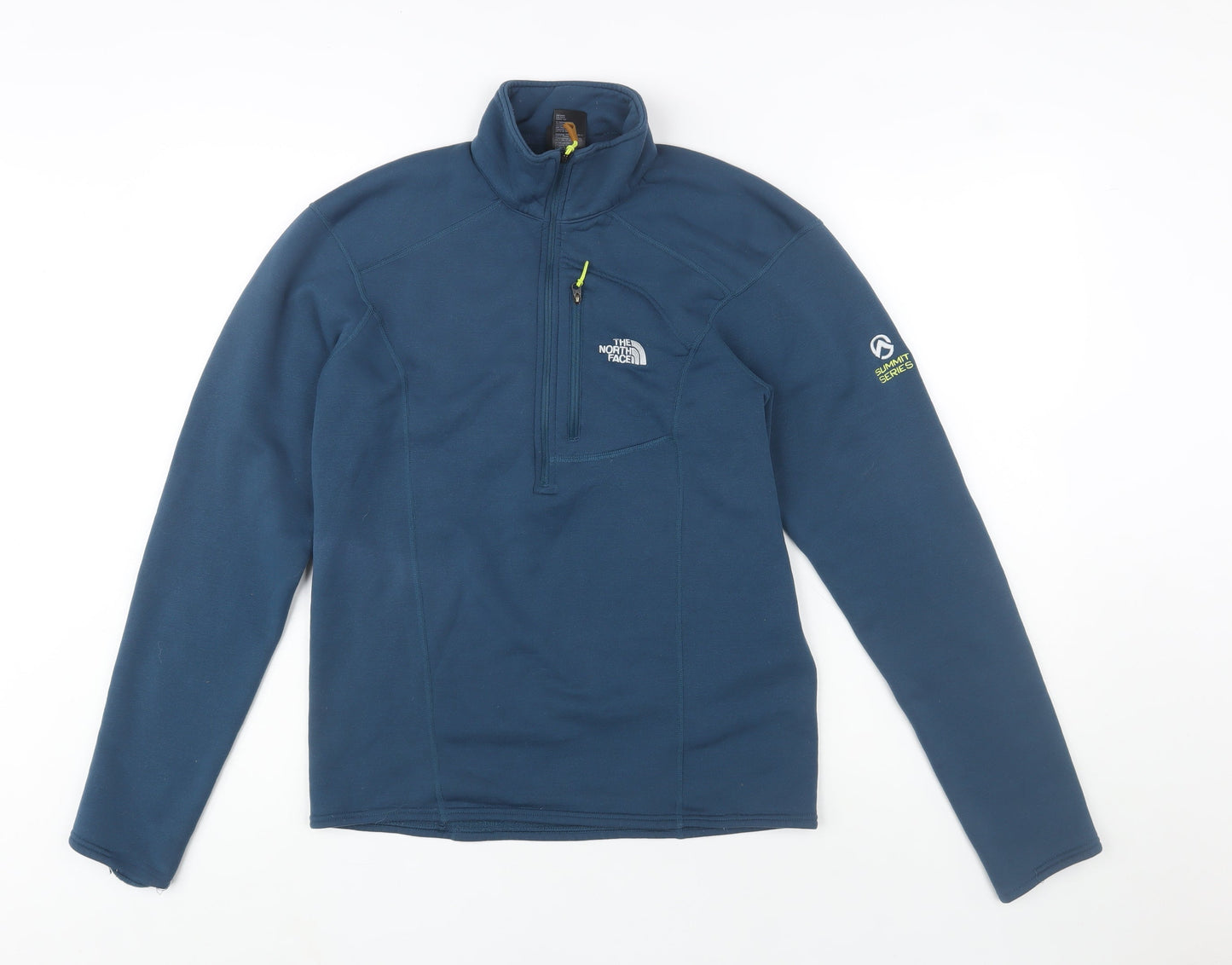 The North Face Men's Blue Summit Series 1/4 Zip Fleece Sweatshirt S