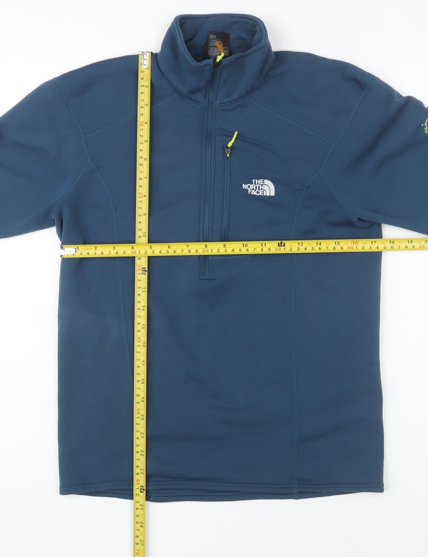 The North Face Men's Blue Summit Series 1/4 Zip Fleece Sweatshirt S