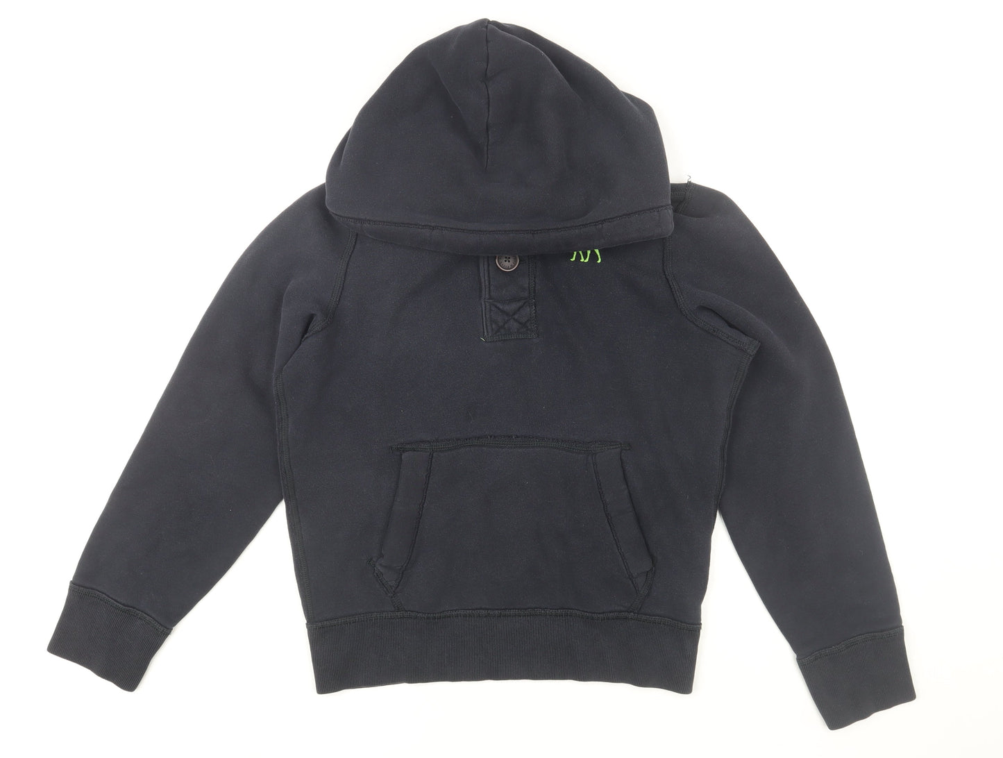 Abercrombie & Fitch Men's Black Small Hooded Basic Jacket