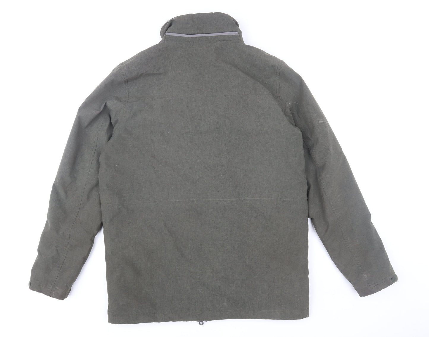 Tog Twenty Four Men's Green Polyester Parka Jacket Size M Hooded Outdoor