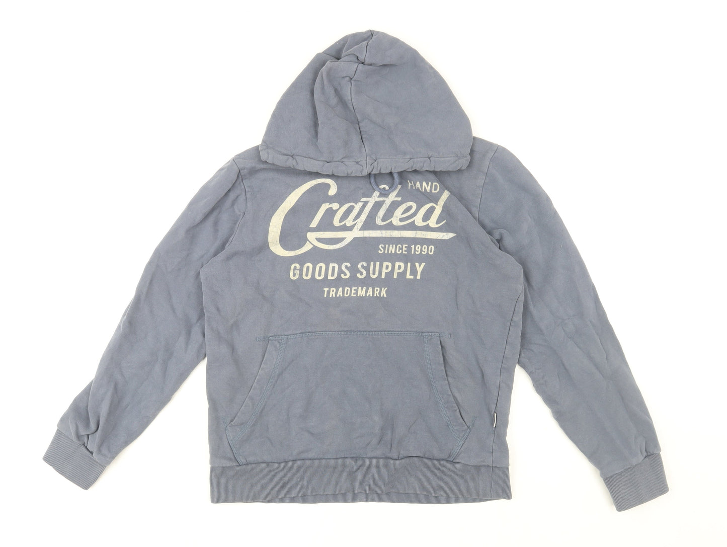 Mens UK M Regular JACK & JONES Blue Pullover Hoodie