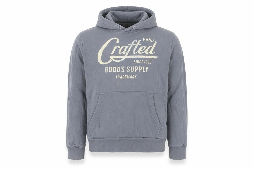 Mens UK M Regular JACK & JONES Blue Pullover Hoodie