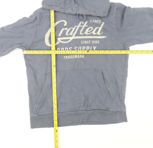 Mens UK M Regular JACK & JONES Blue Pullover Hoodie