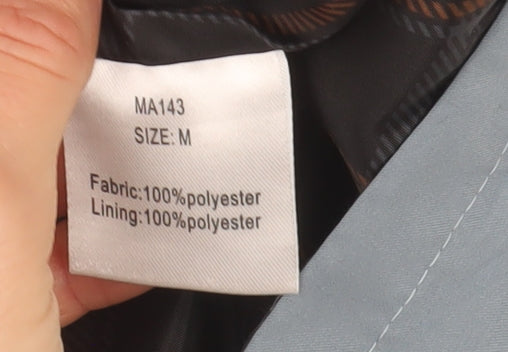 Pegasus Men's Blue Mid-Length Polyester Zip Jacket M