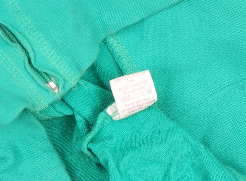 New Look Womens Green Full Zip Hoodie Size 12 Pittsburgh Athletics