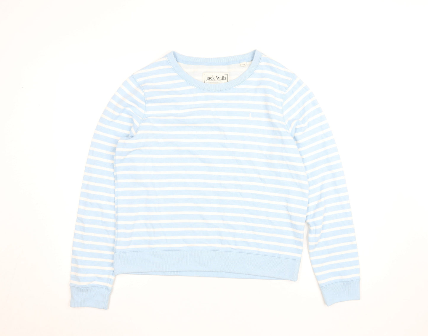 Womens UK M Regular Jack Wills Blue Pullover Sweatshirt