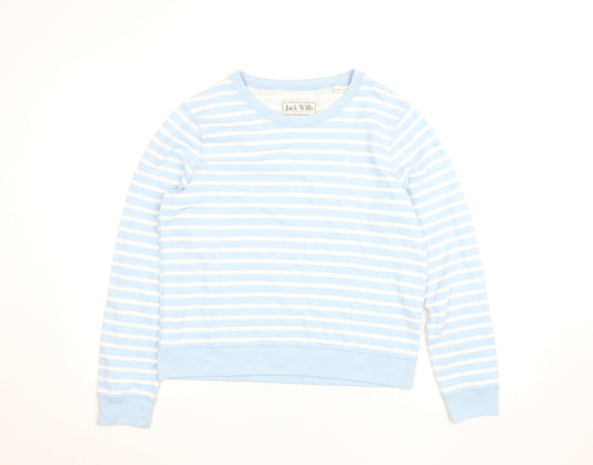 Womens UK M Regular Jack Wills Blue Pullover Sweatshirt