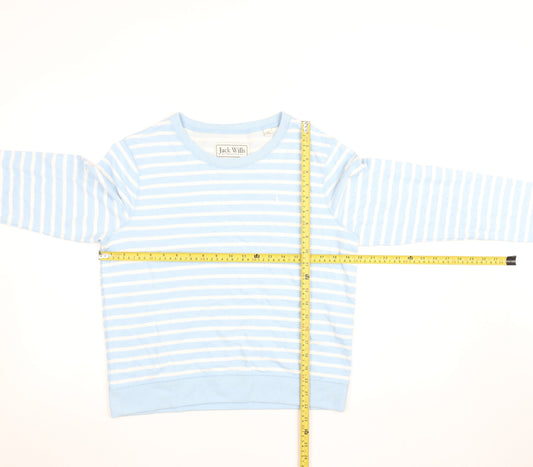 Womens UK M Regular Jack Wills Blue Pullover Sweatshirt